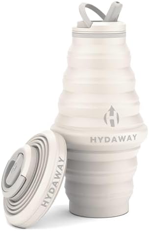 HYDAWAY 25oz Collapsible Water Bottle, Packable Leakproof for Travel by HYDAWAY
