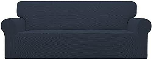 Easy-Going Stretch Couch Covers for Sofa Washable Large Dark Blue by Easy-Going