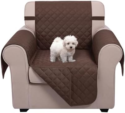 U-NICE HOME Reversible Recliner Chair Covers, Chocolate by U-NICEHOME