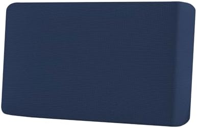 H.VERSAILTEX Super Stretch Individual Seat Cushion Covers Sofa Covers Couch Cushion Covers Slipcover Sets Thick Jacquard Textured Twill Fabric (1 Piece Loveseat Cushion Cover, Navy) by HVERSAILTEX