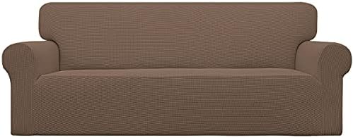 Easy-Going Stretch Couch Covers for Sofa Washable Large Brown by Easy-Going