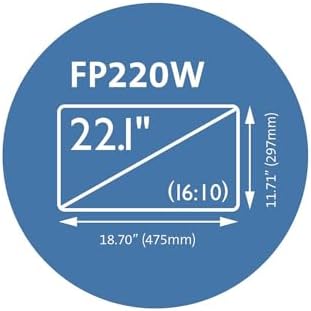 Kensington FP220W Privacy Screen for 22-Inch 16:10 Aspect Ratio Widescreen Monitors (K55786WW) - Image 5