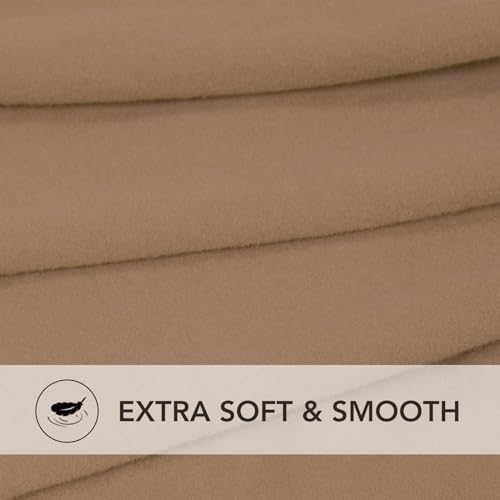 PureFit Super Stretch Sofa Slipcover – Spandex Non Slip Soft Couch Sofa Cover, Washable Furniture Protector with Non Skid Foam and Elastic Bottom for Kids, Pets (Oversized Loveseat, Camel) - Image 5