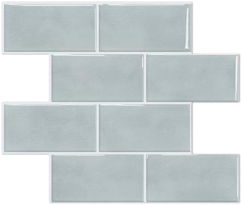 STICKGOO 10-Sheet Subway Tile Peel and Stick Backsplash, Self Adhesive Vinyl Wall Tiles, Stick on Backsplash for Kitchen and Bathroom(Thicker Design) - Image 2