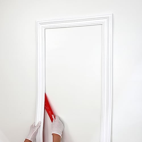 Peel and Stick Wall Molding Trim, Flexible Chair Rail Moulding Strip for Mirror Frame, Wall Protection and Home DIY Decoration (118'' x 2.4'') - Image 4
