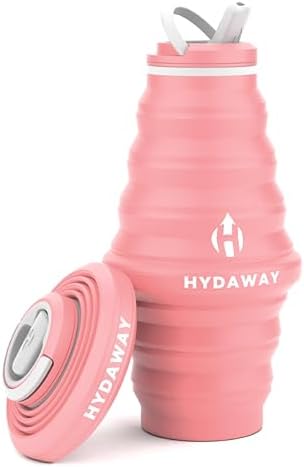 HYDAWAY 25oz Collapsible Water Bottle, Packable Leakproof for Travel by HYDAWAY