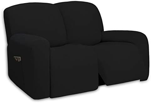 PureFit Super Stretch Loveseat Recliner Sofa Couch Cover with Pocket by PureFit
