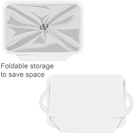 TheWarmHome Organization and Storage Basket for Shelves - Extra Jumbo 3 Pack 20.5x15.8x13.8 inch Cube Storage Bins for Toy Closet Box Home Organizer Gift (White) - Image 7