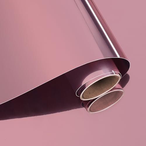VaryPaper 15.7"x78.7" Rose Gold Mirror Wallpaper Peel and Stick Mirror Contact Paper for Cabinets Appliance Mirrored Stickers Reflective Flexible Self Adhesive Mirrored Vinyl Sheet for Crafts Decor by VaryPaper