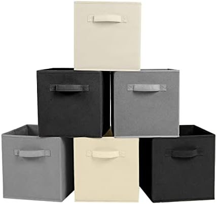 ShellKingdom Storage Bins, Foldable Fabric Storage Cubes And Cloth Storage by ShellKingdom