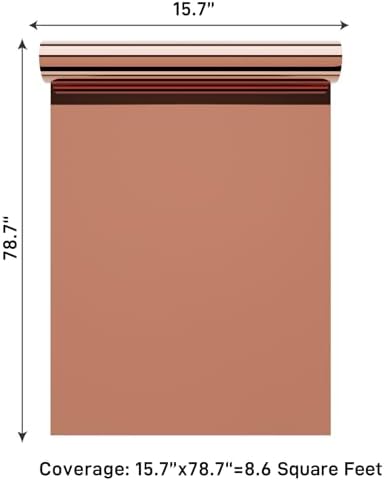 VaryPaper 15.7"x78.7" Champagne Gold Mirror Wallpaper Peel and Stick Mirror Contact Paper for Cabinets Self Adhesive Appliance Refrigerator Vinyl Wrap Flexible Mirrored Wall Stickers for Home Decor - Image 6