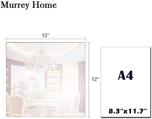 Murrey Home Wall Mirror for Home Gym Mirror, Full Length Mirrors Wall Mounted, Frameless Full Body Mirror Tiles for Wall, Door, Garage, 12" x4PCS - Image 2