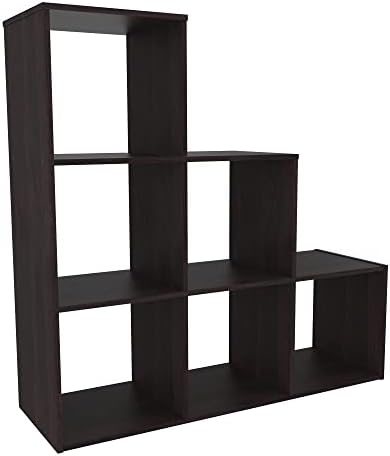 ClosetMaid Cubeicals 3-2-1 Cube Storage Shelf Organizer Bookshelf - Vertical/Horizontal, Easy Assembly - Espresso Wood Finish - Image 4