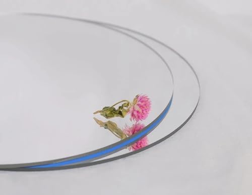 Acrylic Round Mirrors, 12 inch No Glass Circle Mirror Tiles Self Adhesive Mirror Stickers for Wall Home Living Room Bedroom Decor, Small Mirrors for Crafts (4, 12 inch/30cm) - Image 4
