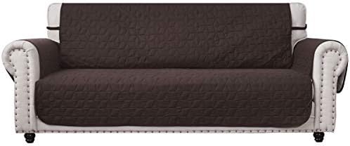 Ameritex Couch Sofa Slipcover 100% Waterproof Nonslip Quilted Furniture Protector Slipcover for Dogs, Children, Pets Sofa Slipcover Machine Washable (Chocolate, 78'') by Ameritex