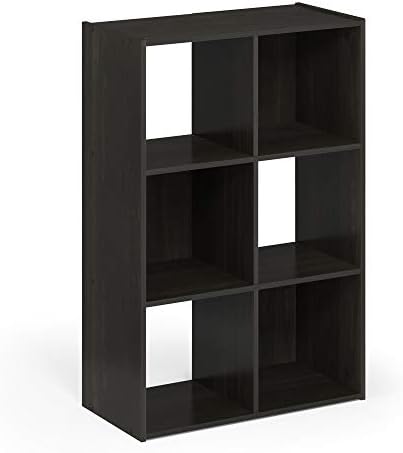 Furinno Pelli Cubic Storage Cabinet, 3x2, Espresso - Image 5