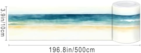 IVN Wallpaper Border Peel and Stick Wall Beach Shore 4x196 Inch - Image 3