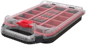 Keter Stack N' Roll 2 Pack Half Organizer Storage Box - Image 2