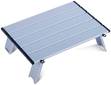 iClimb Ultralight Compact Mini Folding Alu. Table (Silver - S) by iClimb