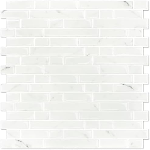 STICKGOO Peel and Stick Wall Tile Self-Adhesive Backsplash Thicker Design by STICKGOO