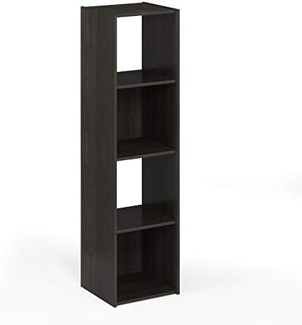 Furinno Pelli Cubic Storage Cabinet, 4x1, Espresso - Image 6