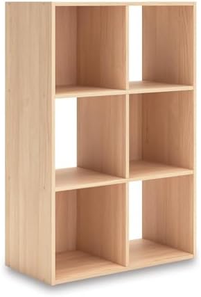 Signature Design by Ashley Piperton 6 Cube Storage Organizer, Cubby Shelf by Unknown