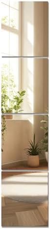 TRAHOME Home Gym Mirror Tiles for Wall, 14"x12"x4PCS Full Length Mirror by TRAHOME