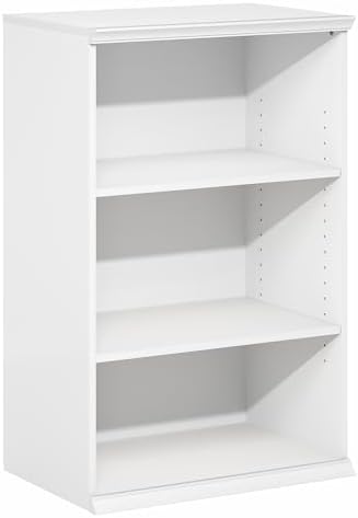 Furinno FANO Closet Organizers and Storage, 3-Tier Closet Organizer with Adjustable Shelves, Stackable Open Shelf Closet Shelves, 15.9 x 23.6 x 36.2 for Wardrobe, Bedroom, Living Room, White - Image 5