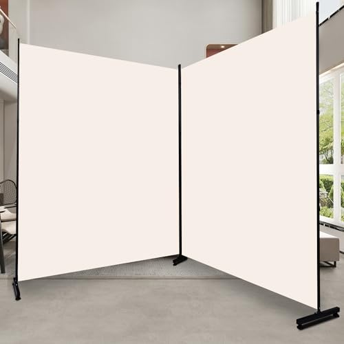 Room Divider 2 Panel Folding Privacy Screen,Wide Wall Divider for Partition by HOMSCREENER