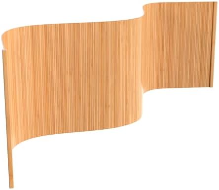 Red Lantern 2 ft. Short Bamboo Wave Screen - Honey by RedLantern