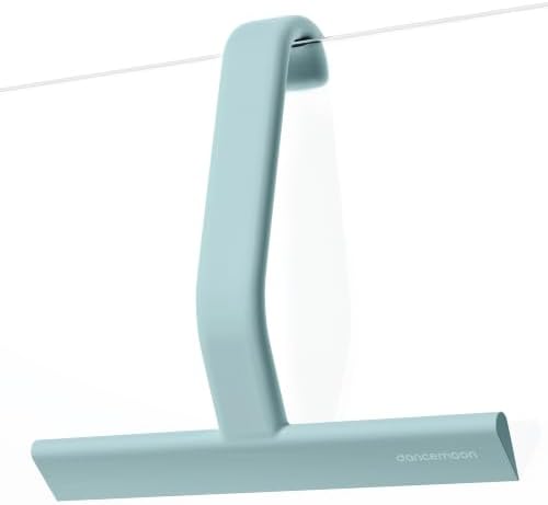 dancemoon JustHang Shower Squeegee with Built-in Hook, 10-Inch Slate Blue by dancemoon