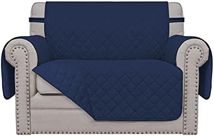Easy-Going Reversible Couch Cover, Oversized Chair, Navy/Navy by Easy-Going