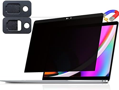 Peslv Magnetic Privacy Screen for Macbook Pro 13 Inch (2016-2022, M1, M2) / Macbook Air 13 in (2018-2021, M1), Removable Anti Blue Light Glare Filter for Mac 13In Laptop by peslv