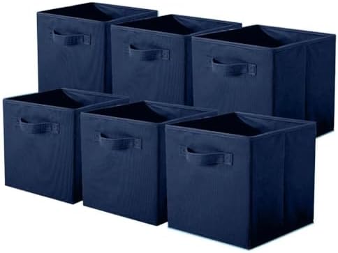 ShellKingdom Storage Bins, Foldable Fabric Storage Cubes And Cloth Storage by ShellKingdom