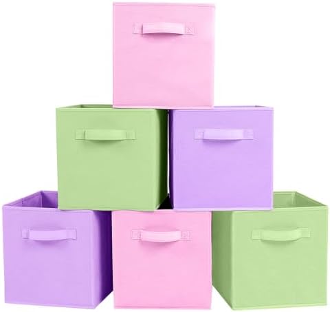 ShellKingdom Storage Bins, Foldable Fabric Storage Cubes And Cloth Storage by ShellKingdom
