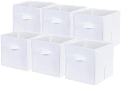 ShellKingdom Storage Bins, Foldable Fabric Storage Cubes And Cloth Storage by ShellKingdom