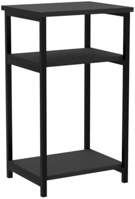 Furinno JUST 3-Tier Metal Frame Telephone Table, Set of 2, Espresso - Image 5