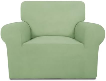 PureFit Stretch Chair Covers Fleece Couch Covers for Sofa Sage Green by PureFit