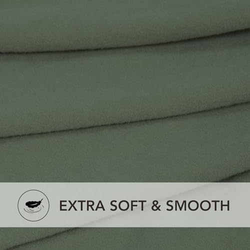 PureFit Oversized Loveseat Covers Couch Covers for Sofa Grayish Green - Image 5