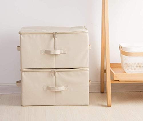 3-Pack Collapsible & Stackable Rigid Storage Organizer Bins for Clothes - Image 3