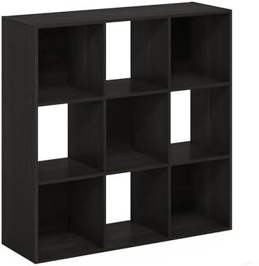 Furinno PELLI Closet Organizers and Storage, 9-Cube Closet Organizer, Open Shelf Closet Storage, for Wardrobe, Bedroom, Living Room, Espresso - Image 6
