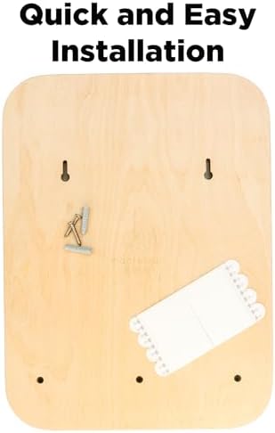 Montessori Wooden and Acrylic Wall Mirror with Hooks for Toddlers - Entryway Mirror with Hooks and Shelf Organizer Self-Care Station - Image 4