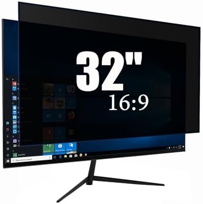 32 Inch Computer Monitor Privacy Screen, Blue Light Filter by Ceydebne
