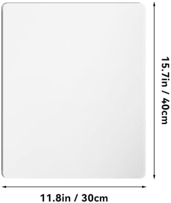 yuntop 2 Pack Self Adhesive Acrylic Mirror, 2MM Flexible Plastic Mirror, Shatterproof PS Frameless Wall Mirror for Bathroom Vanity and Entryway (16 x 12 inch) - Image 2