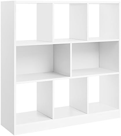 VASAGLE Bookshelf, 8 Cubes Storage Organizer, 35.4 x 11 x 39.4 Inches by Unknown