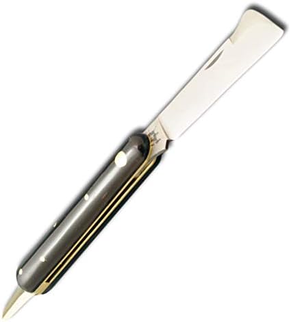 DUE BUOI 202P SP OT LEFTY Professional Agriculture Pruning Grafting Knife for Budding Trimming Böhler K720 Carbon Steel Blade (Professional NOT an EDC Pocket Knife) - Image 4