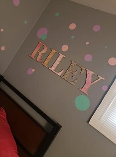 Polka Dot Wall Stickers, Wall Decor Stickers, Wall Dots, Vinyl Circle Room Dot Decals (Soft Pink) - Image 5