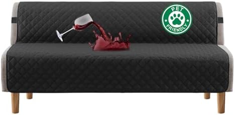 Turquoize 100% Waterproof Futon Cover Slipcover Armless Sofa Protector by Turquoize