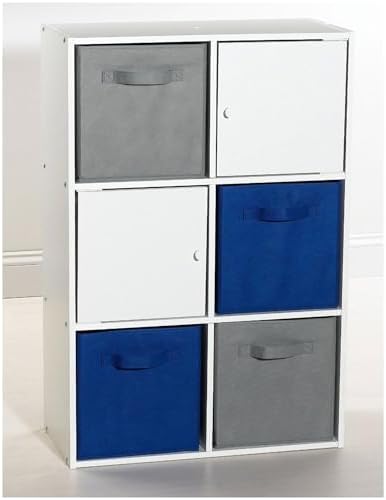 ClosetMaid 18657 Cubeicals Fabric Drawer, Gray, 2-Pack - Image 2