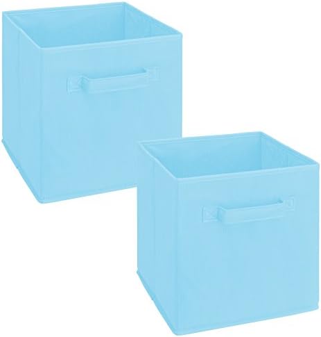 ClosetMaid 3879 Cubeicals Fabric Drawer, Light Blue, 2-Pack by ClosetMaid